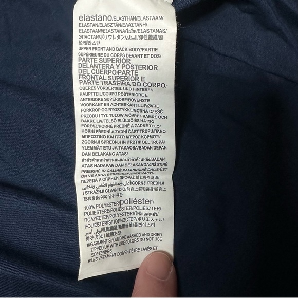 Under Armour Mens Sportstyle Anorak Blue Camo 1/2 Zip Windbreaker Jacket Hoodie - Picture 7 of 7